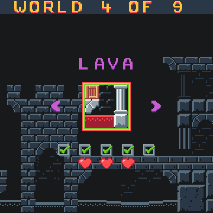 World Select Screen