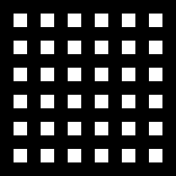 A intialised grid of tiles